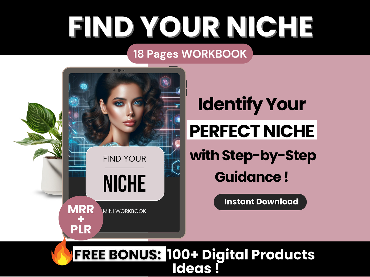 Step by step Digital Guide on how to find your niche using your passions and your skills. Includes master resell rights and private label rights and is ready to resell for profit to make passive income.