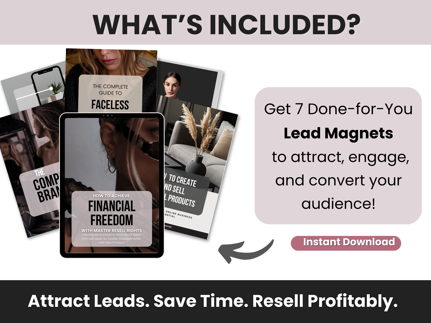 Lead Magnet Ebooks Bundle for Digital Marketing with MRR & PLR