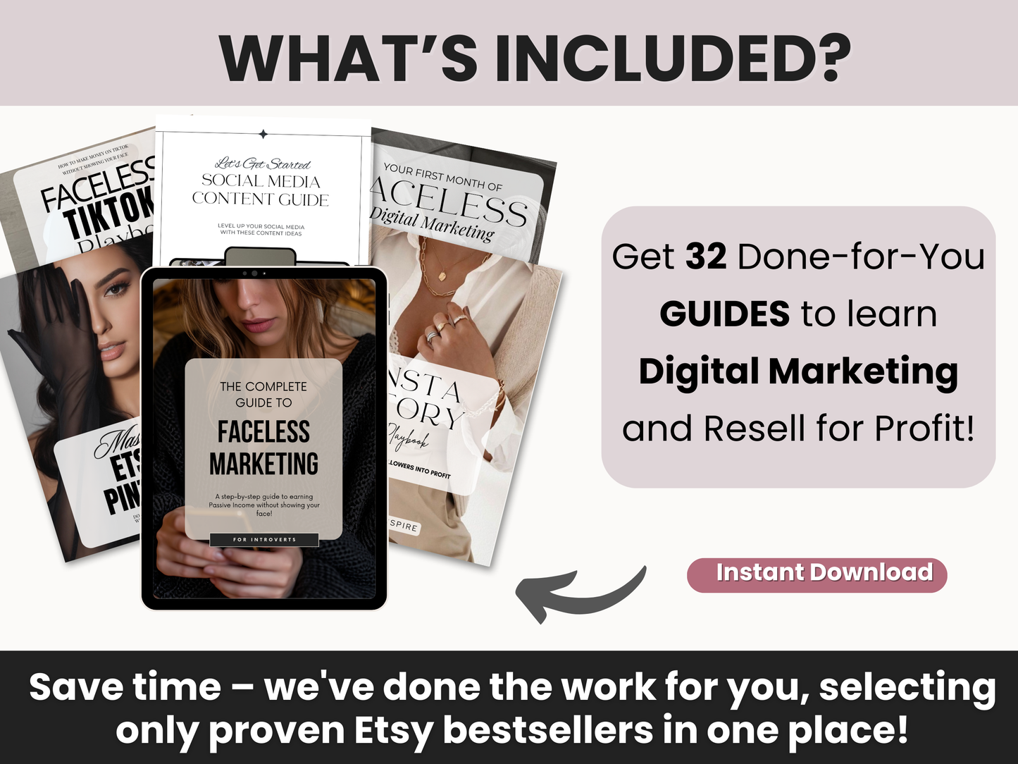 Faceless Digital Marketing Mega Bundle With PLR & MRR
