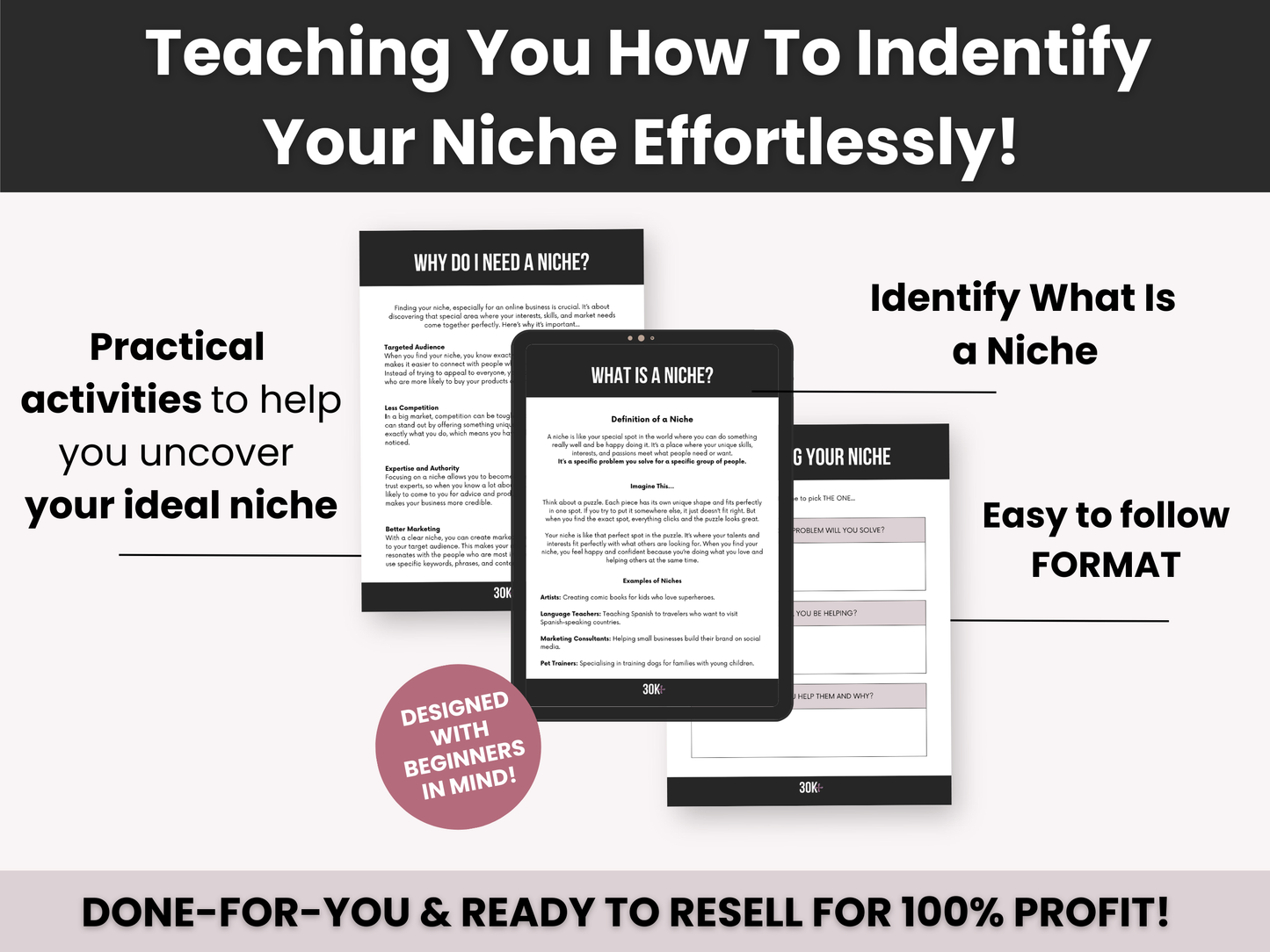 Find Your Niche Guide With Master and Private Label Rights