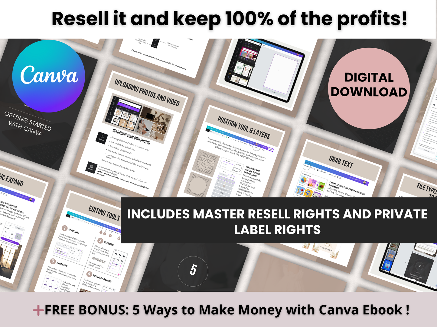 Canva Crash Course for Beginners with MRR & PLR