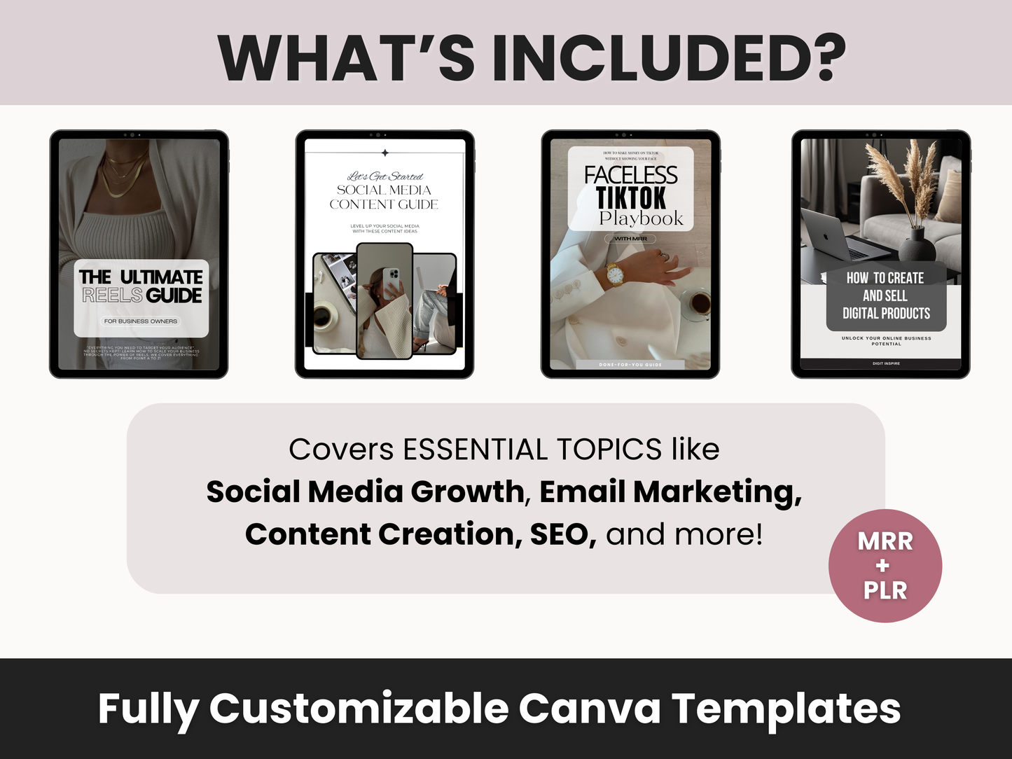 Faceless Digital Marketing Mega Bundle With PLR & MRR