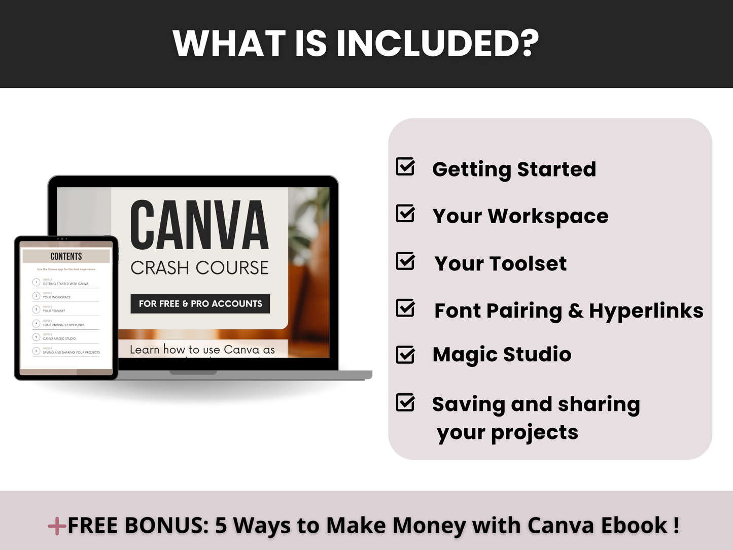 Canva Crash Course for Beginners with MRR & PLR